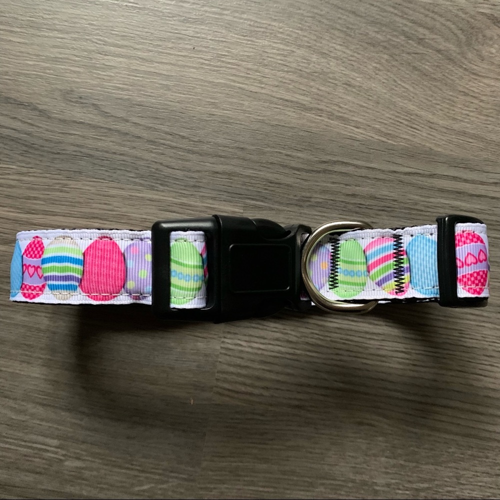 Easter egg dog collar